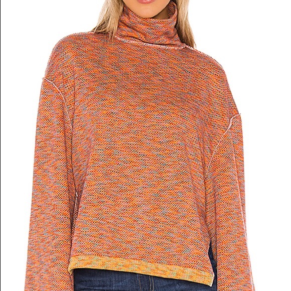 Free People Sunny Days Texture Turtleneck Sweater - Picture 2 of 16